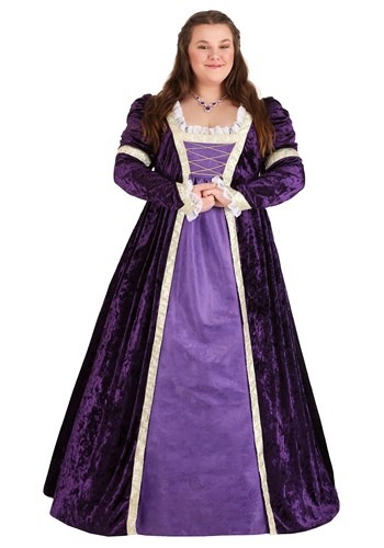 Plus Size Women's Regal Maiden Costume Main