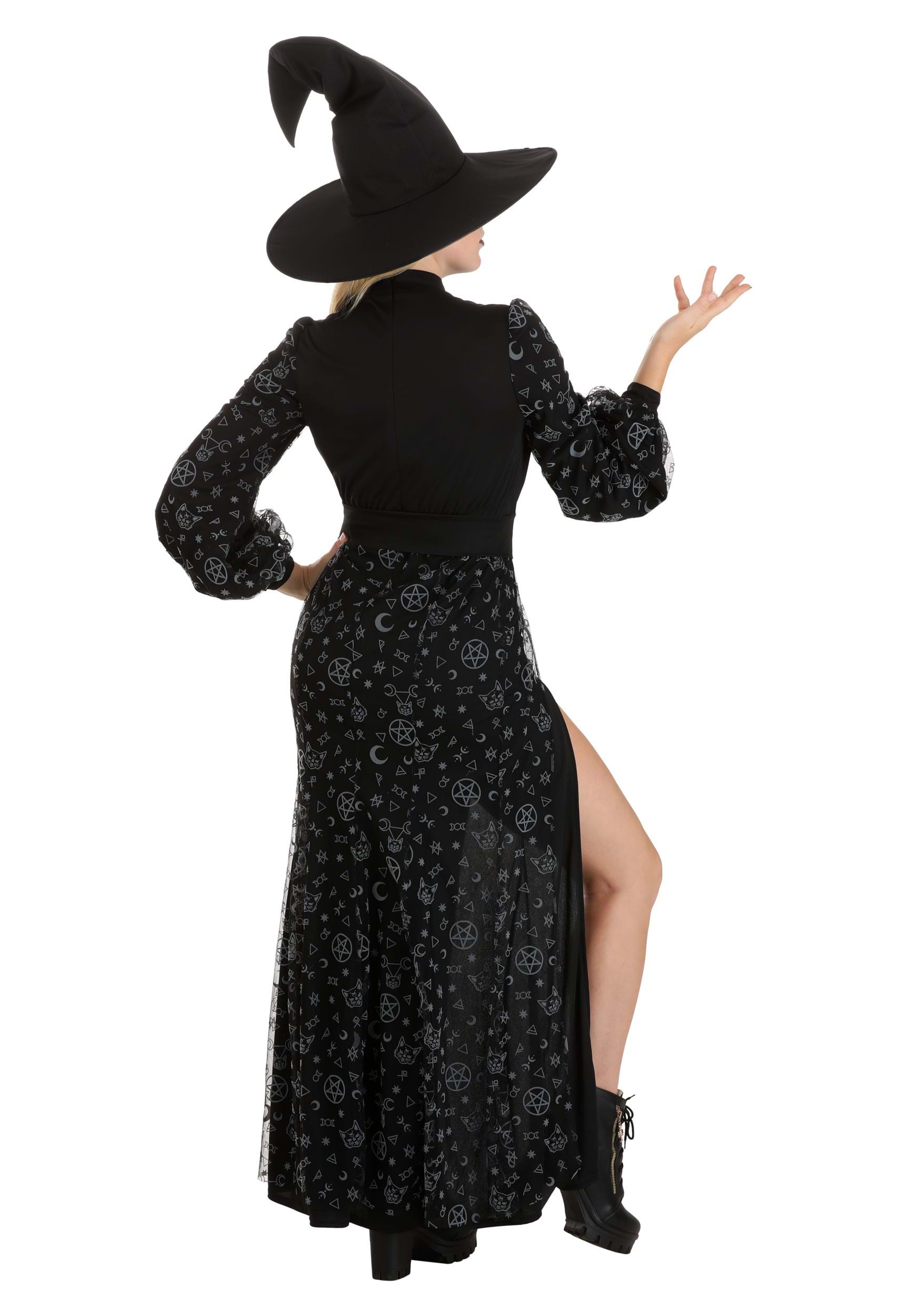 Disfraz de bruja retrógrada para mujeres Multicolor – Yaxa Store