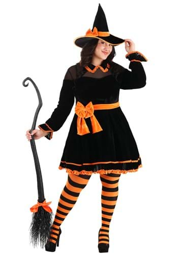 Womens Plus Size Crafty Witch Costume