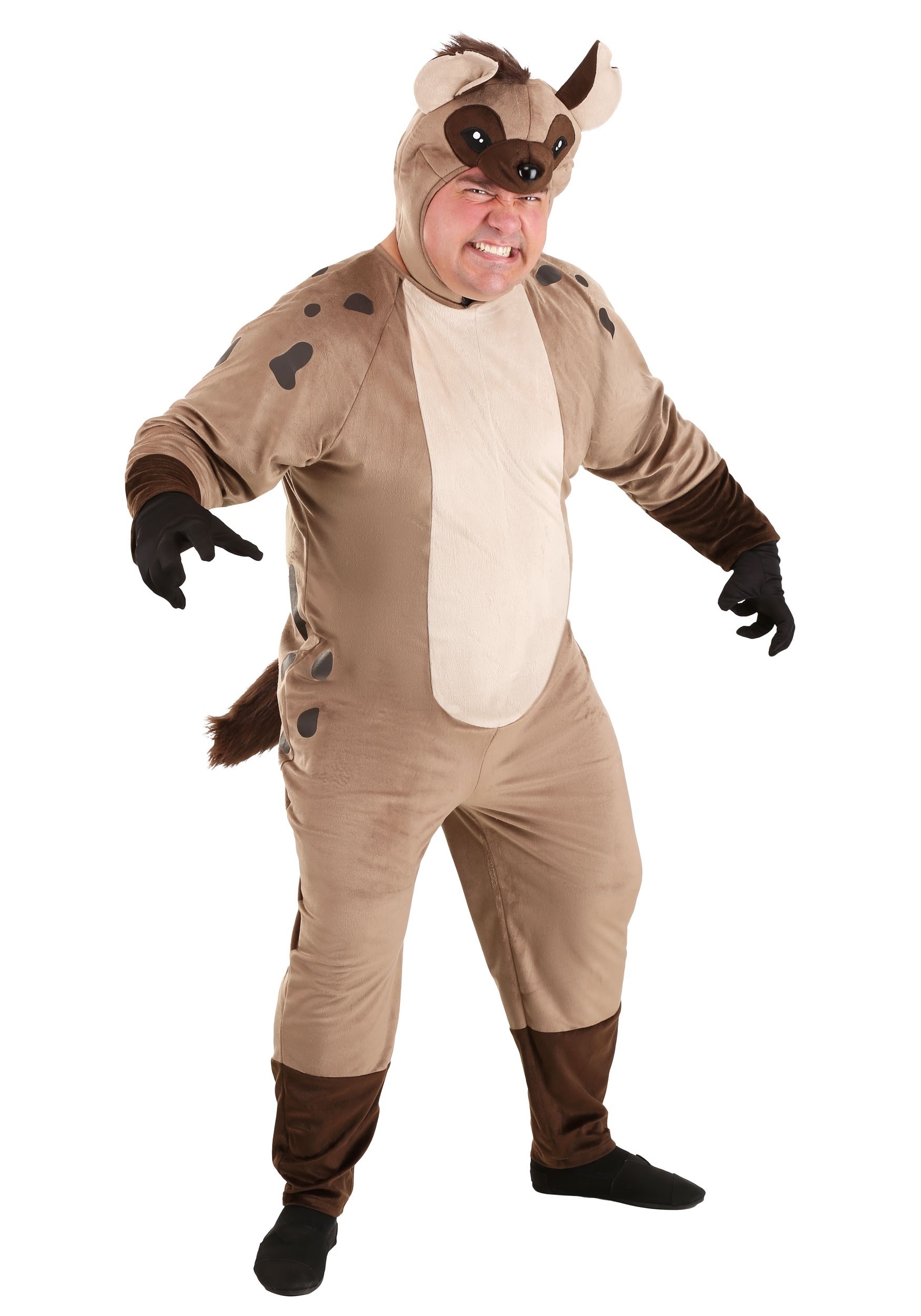 Plus Size Hyena Costume for Adult's