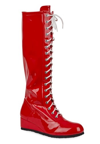 Men's Red Wrestling Boot
