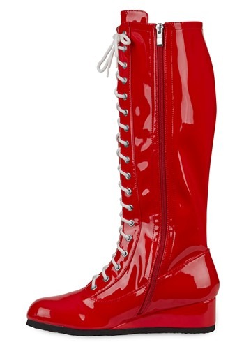 Red Wrestling Boots for Men