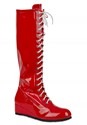 Men's Red Wrestling Boot Alt 1