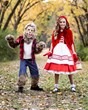 Girls Premium Red Riding Hood Costume lifestyle