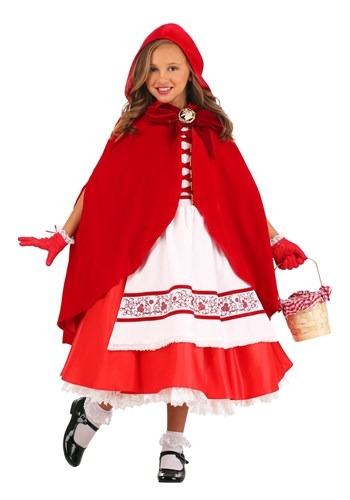 Girls Premium Red Riding Hood Costume