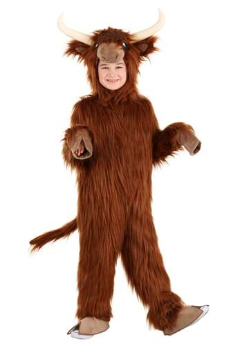 Kid's Highland Cow Costume Main