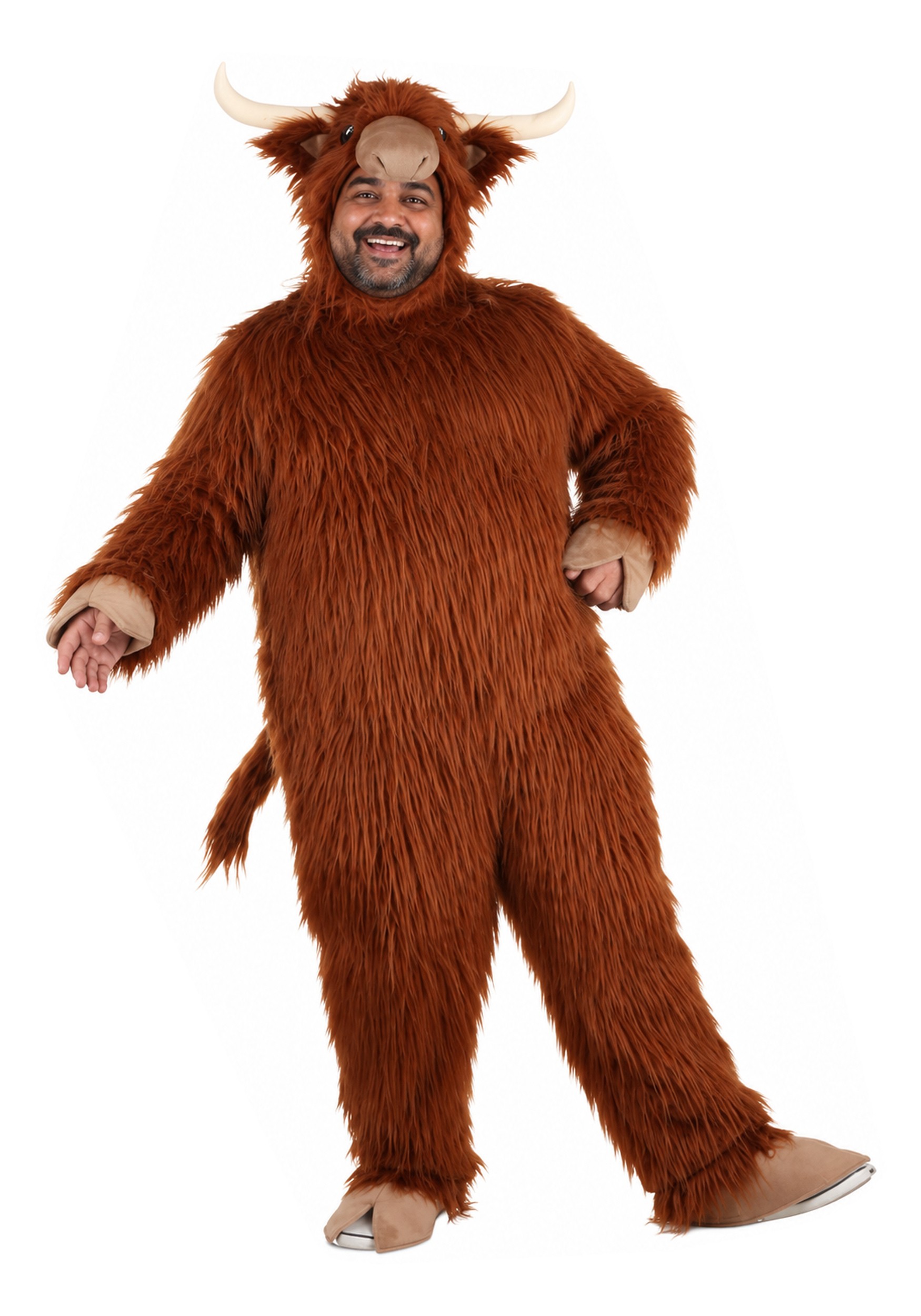Plus Size Adult Highland Cow Costume | Plus Size Animal Costumes