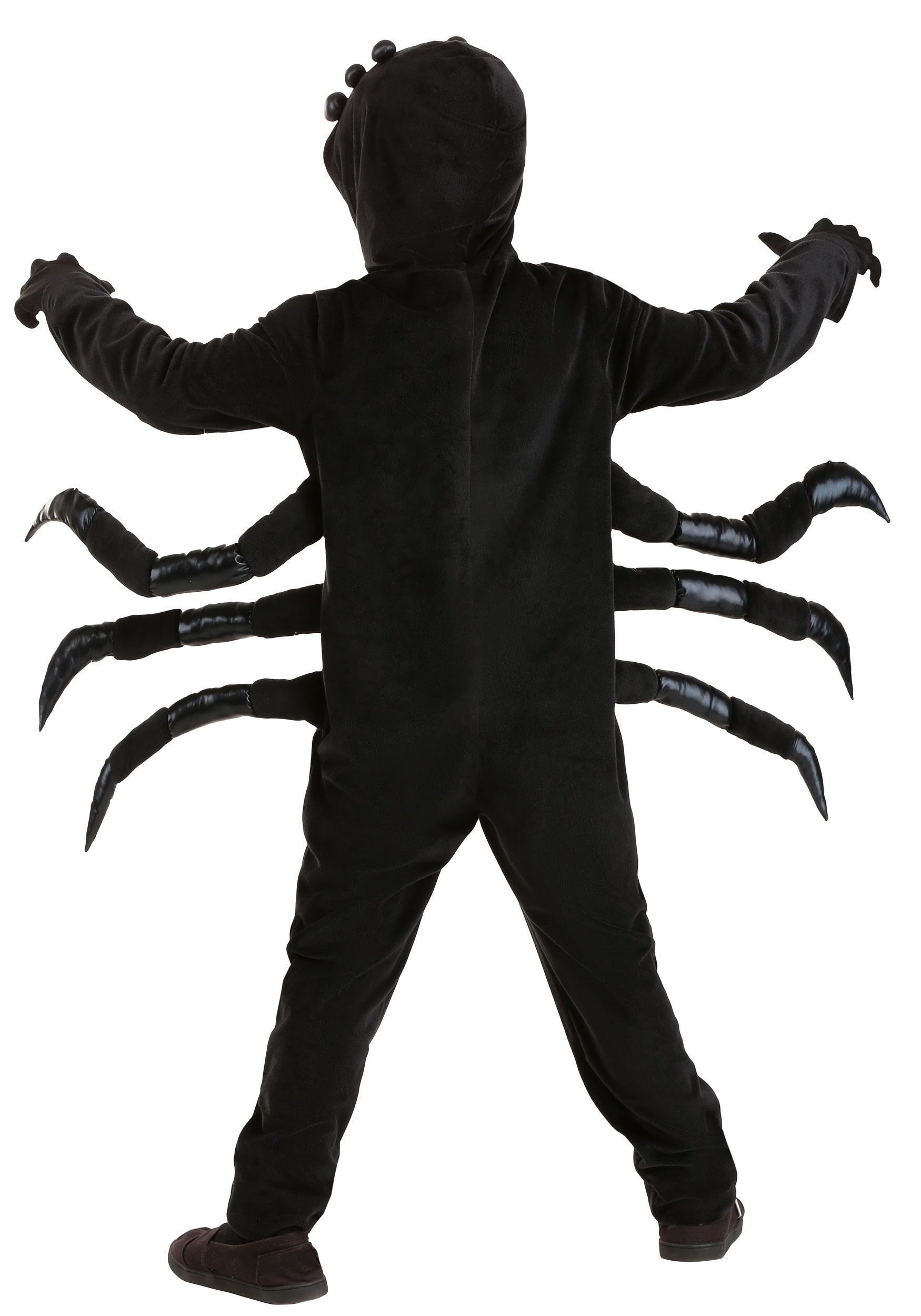 Child Cozy Black Spider Costume | Kid's Spider Halloween Costumes