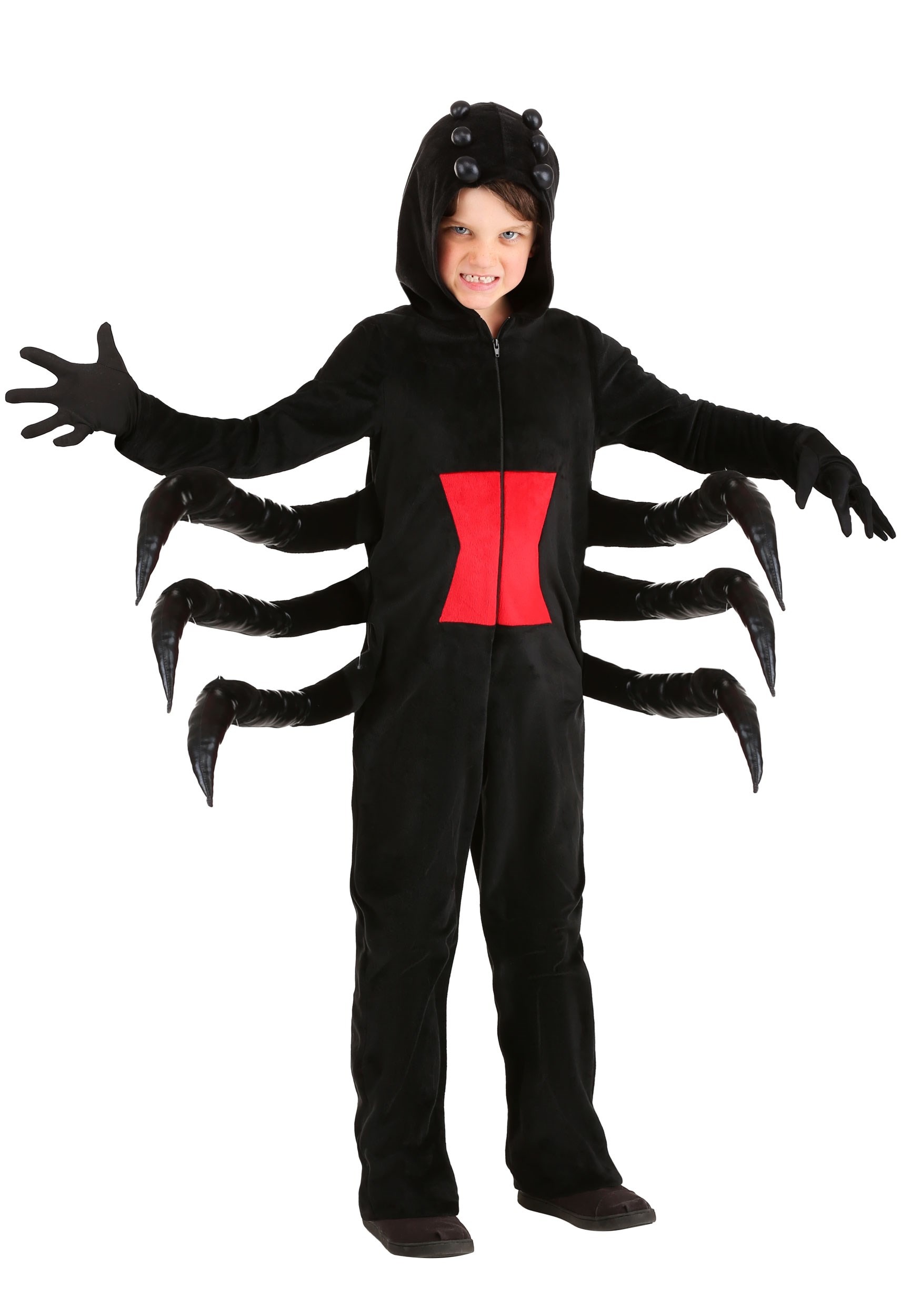 Photos - Fancy Dress Cozy FUN Costumes Child  Black Spider Costume | Kid's Spider Halloween Cost 