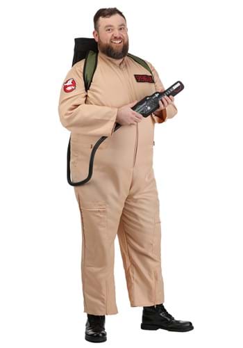Men's Plus Size Ghostbusters Deluxe Costume