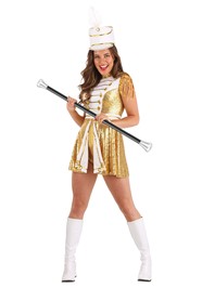 Womens Golden Majorette Marching Band Costume Ubicaciondepersonas  Womens Golden Majorette Marching Band Costume Ubicaciondepersonas
