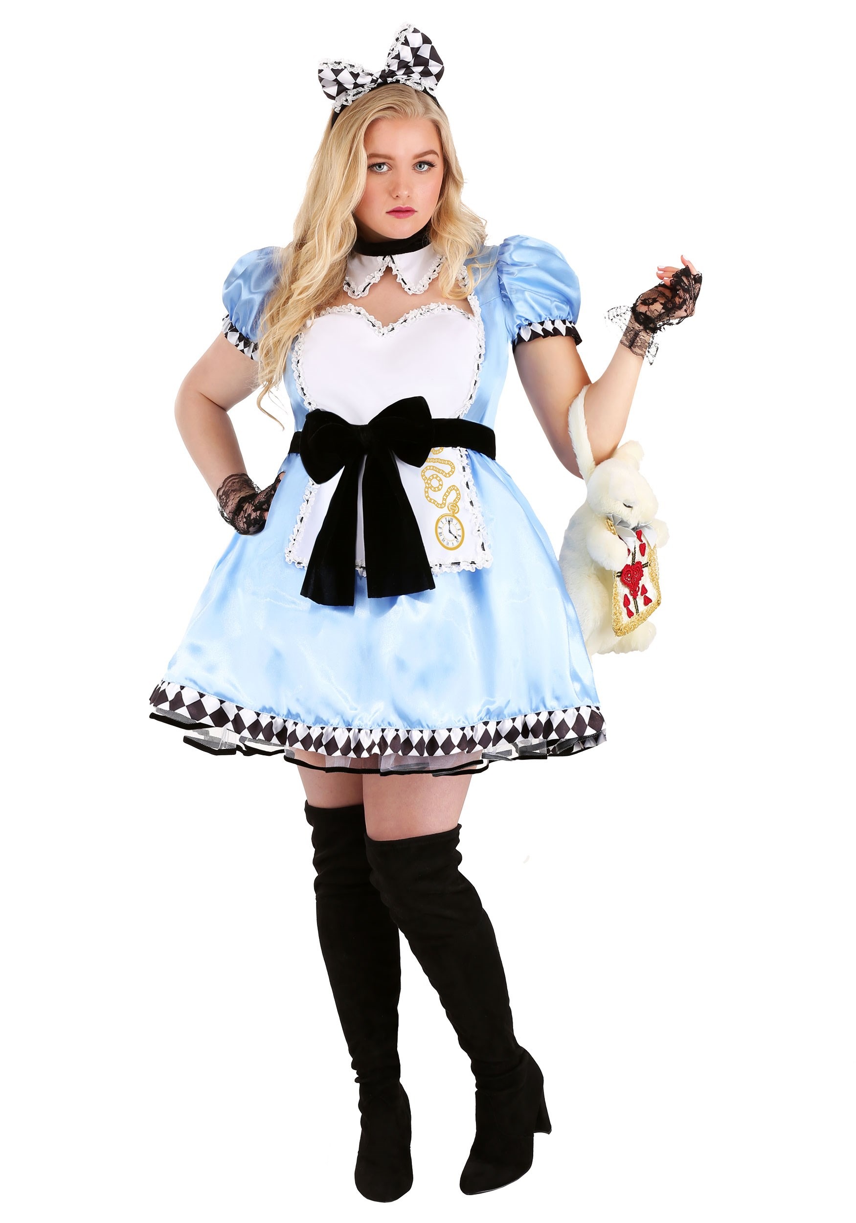 Alice in wonderland cosplay plus size
