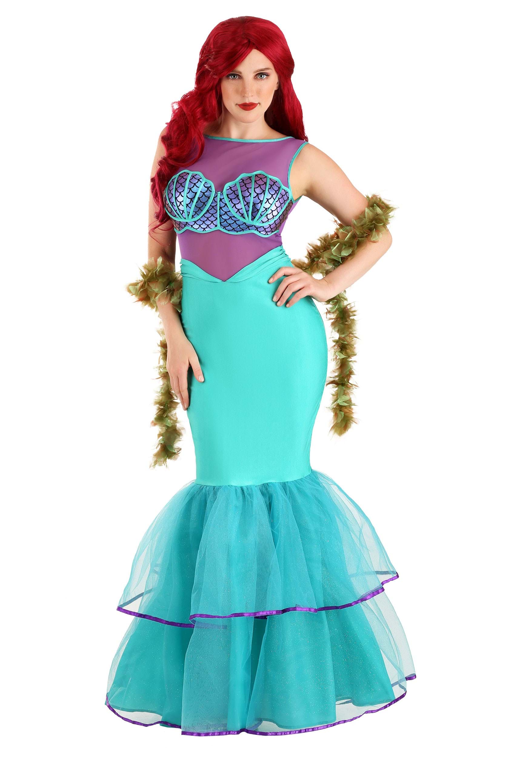 Photos - Fancy Dress FUN Costumes Shell-a-brate Women's Mermaid Costume Purple/Green