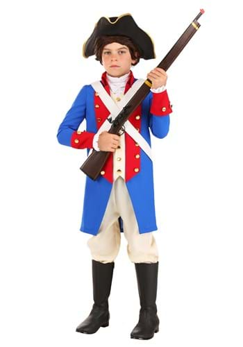 Kid's American Revolution Soldier Costume