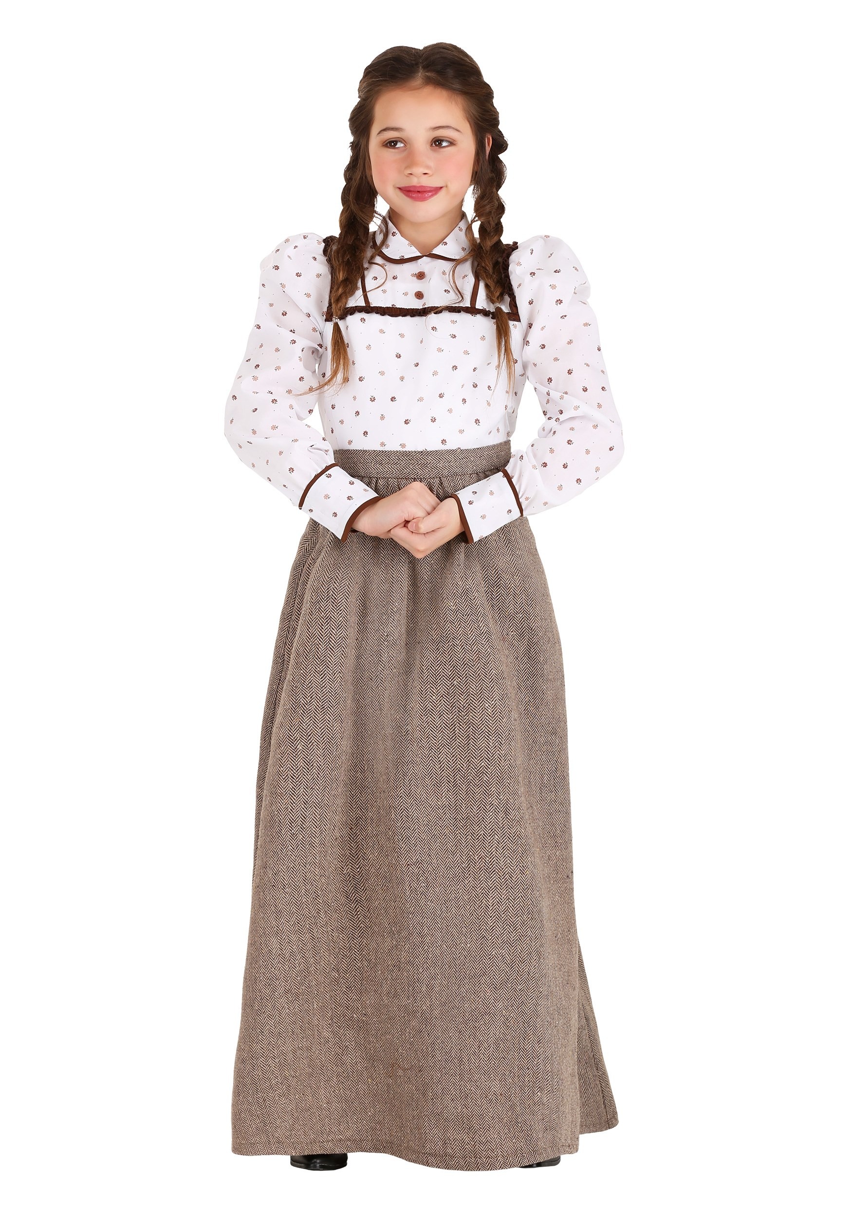 Westward Pioneer Girl's Costume