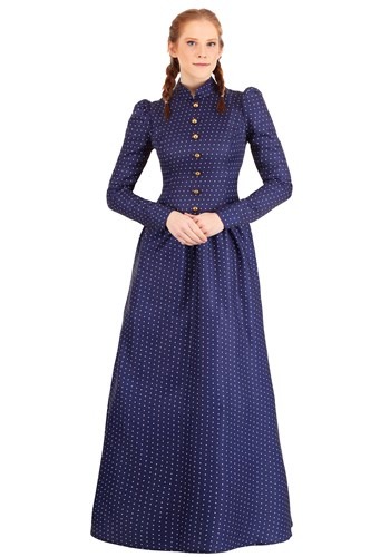 Adult Pioneer Woman Costume X-Small Blue : : Clothing