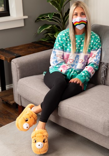 Tenderheart Care Bear Slippers for Adults | Care Bears Accessories