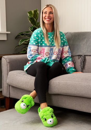 Good Luck Bear Care Bears Adult Slippers | Care Bears Accessories