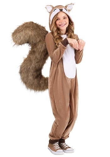 Squirrel Onesie Costume Pajama for Adult Women & Men Halloween Costumes 