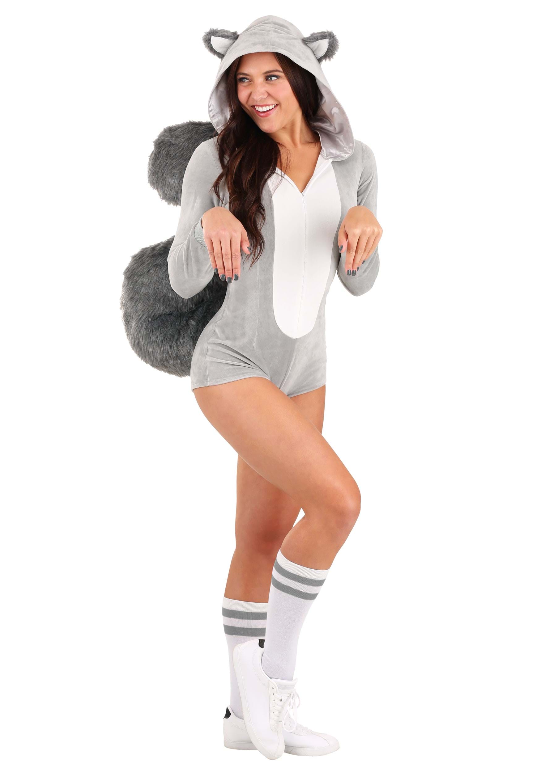 Photos - Fancy Dress Sassy FUN Costumes  Squirrel Women's Costume Gray/White 