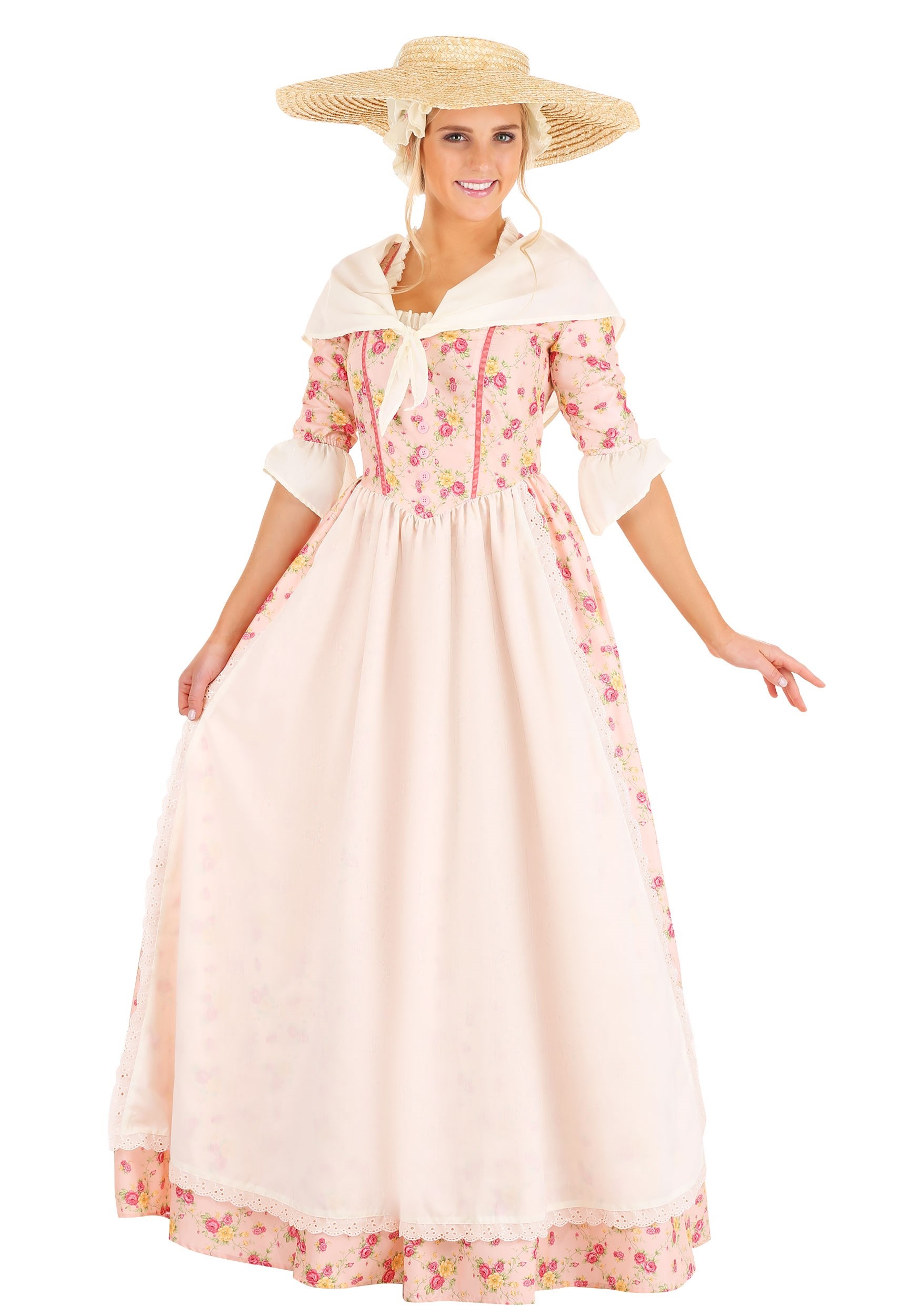 California Costumes Girls Colonial Period DressCostume