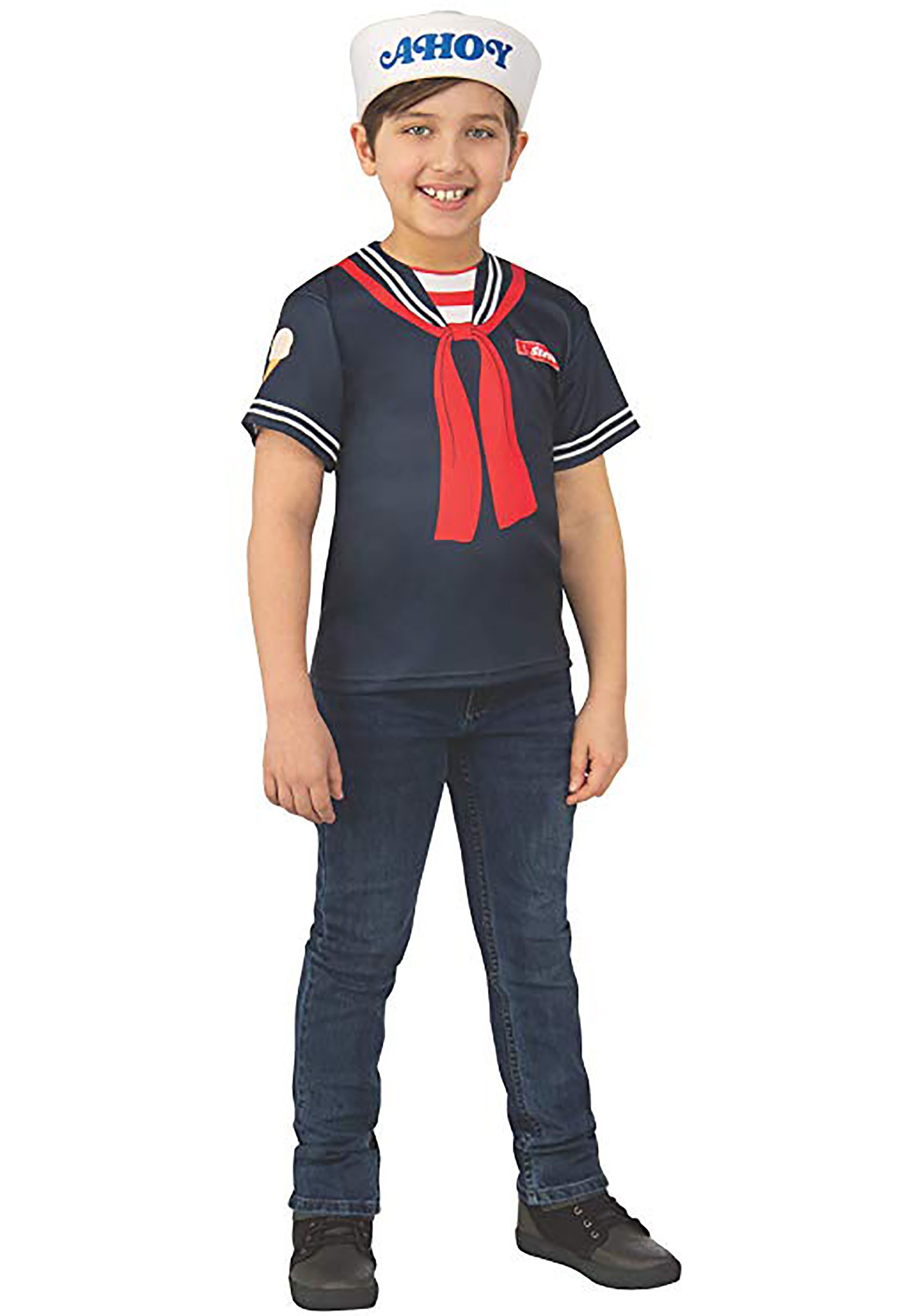 Stranger Things Steve's Scoops Ahoy Uniform Kids Disfraz Multicolor Colombia