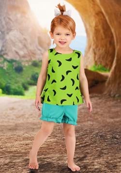 Toddler's Classic Flintstones Pebbles Costume1