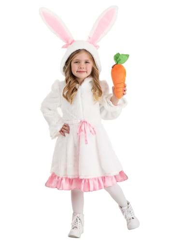Toddler Fuzzy White Rabbit Costume