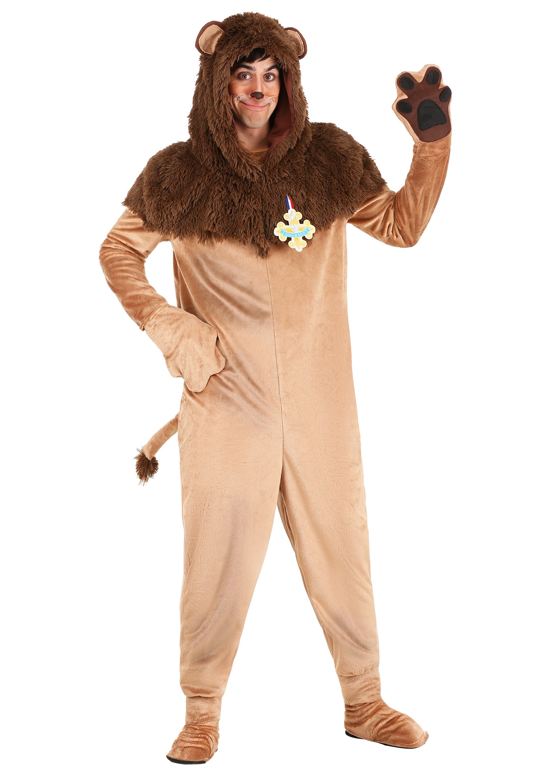 Ears costume lion tail and 
