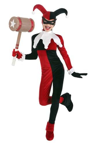 Deluxe Harley Quinn Kid's Costume | Kids | Girls | Black/Red | M | Jerry Leigh