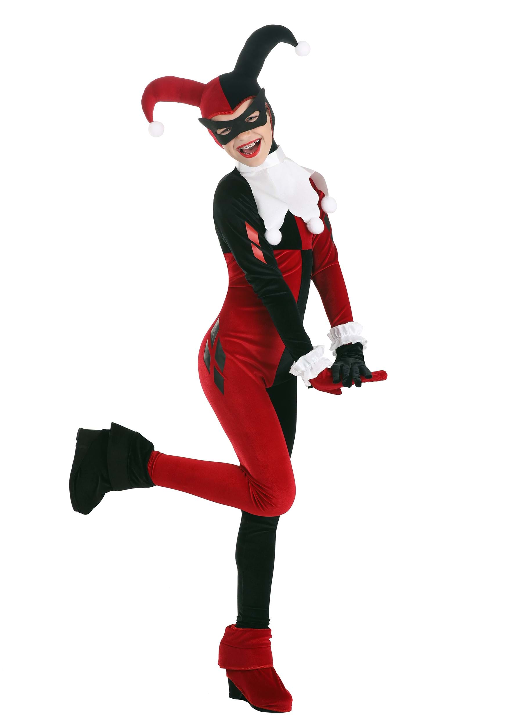 Deluxe Harley Quinn Kid's Costume