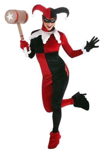 Women's plus size clearance harley quinn costume uk