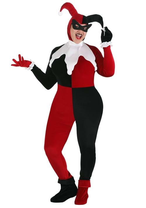 Deluxe Plus Size Harley Quinn Costume
