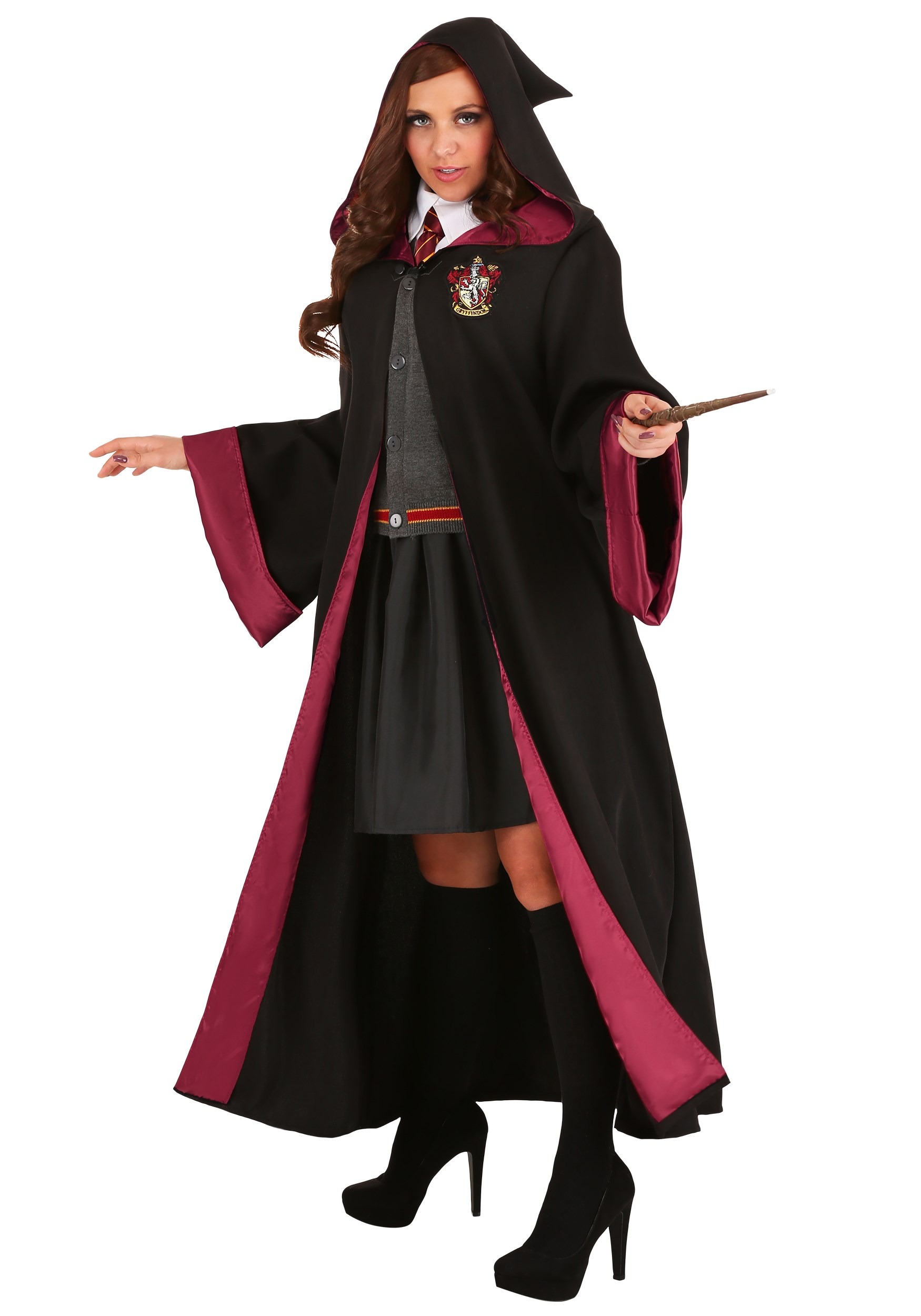 Harry Potter Hogwarts Hermione Magic Wand Wizard Cosplay Costume Xmas Halloween 