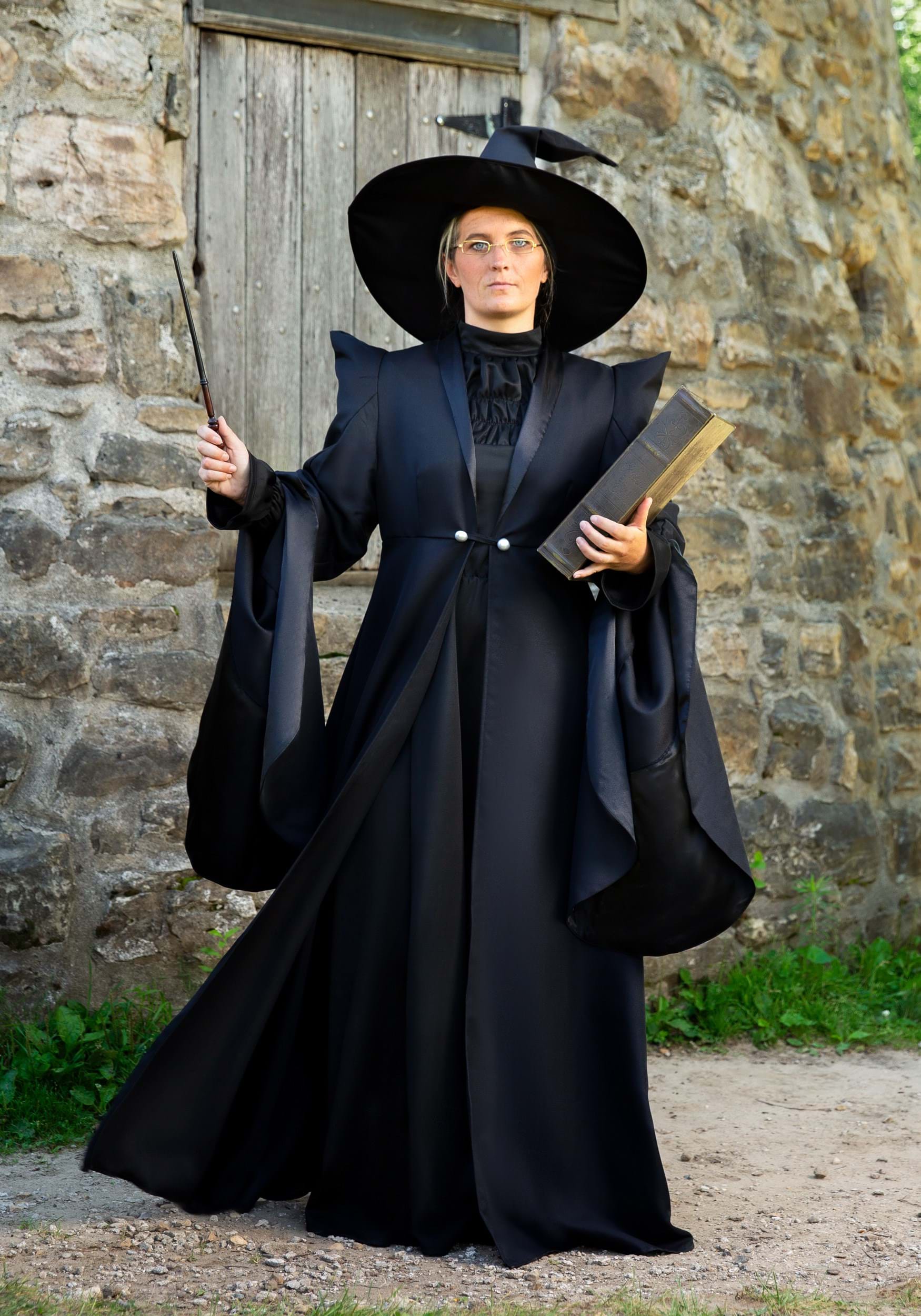 Cosplay Professor Minerva McGonagall Costume Halloween Outfit