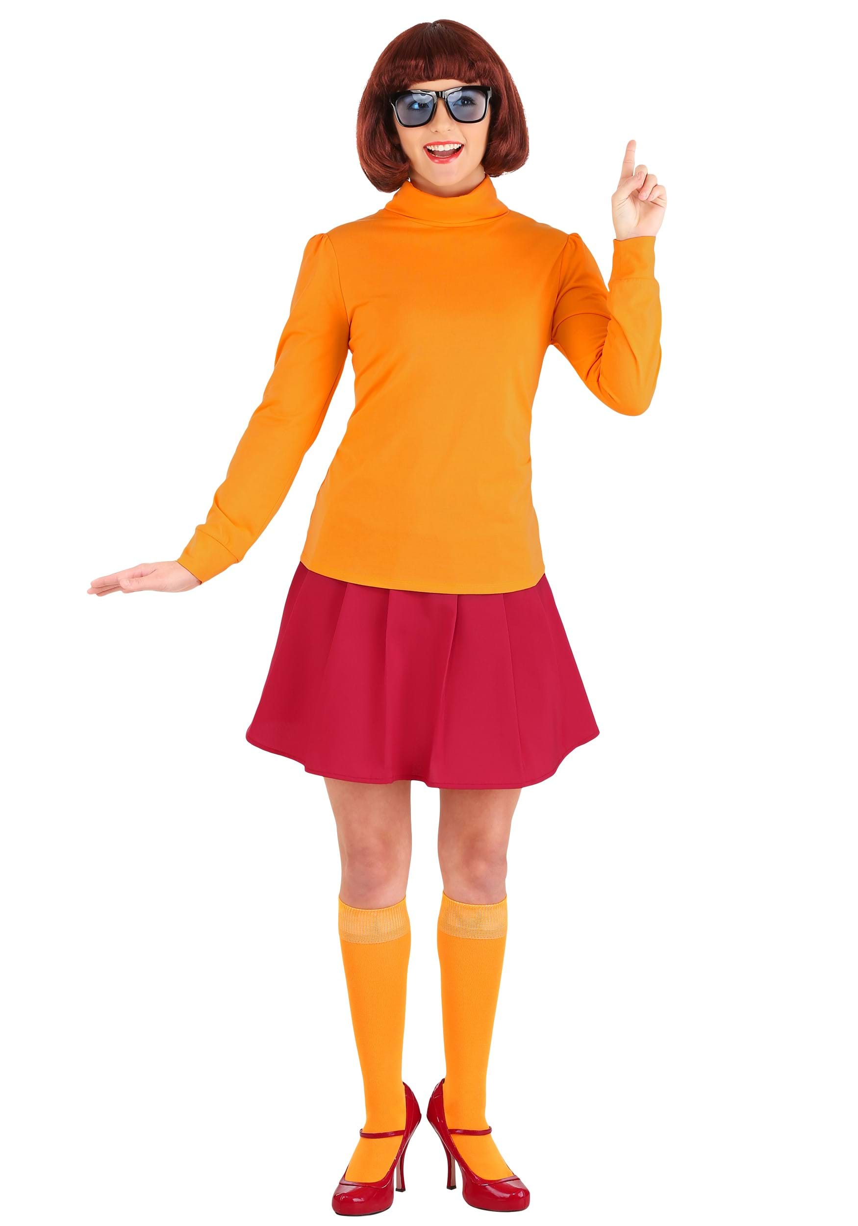 Photos - Fancy Dress Classic Jerry Leigh  Scooby Doo Velma Women's Costume | Scooby Doo Costumes 