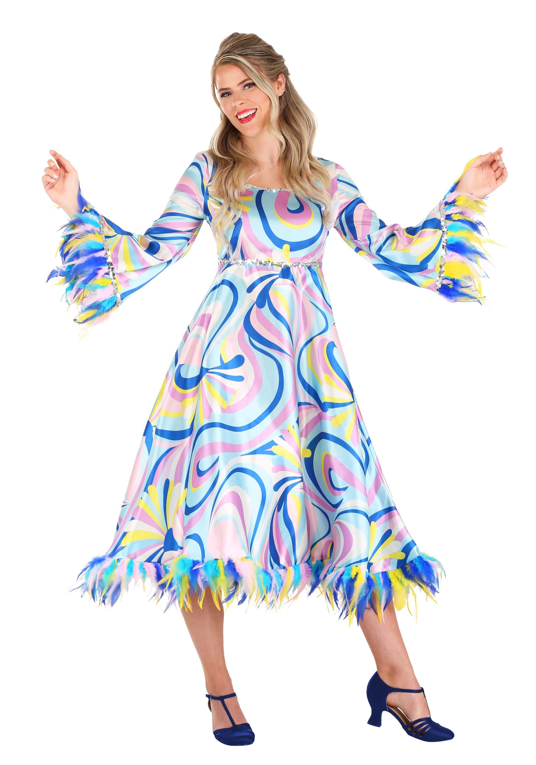 Adult 60s Hippie Dress Costume