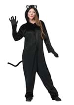 Plus Size Women's Black Cat Costume Alt 2