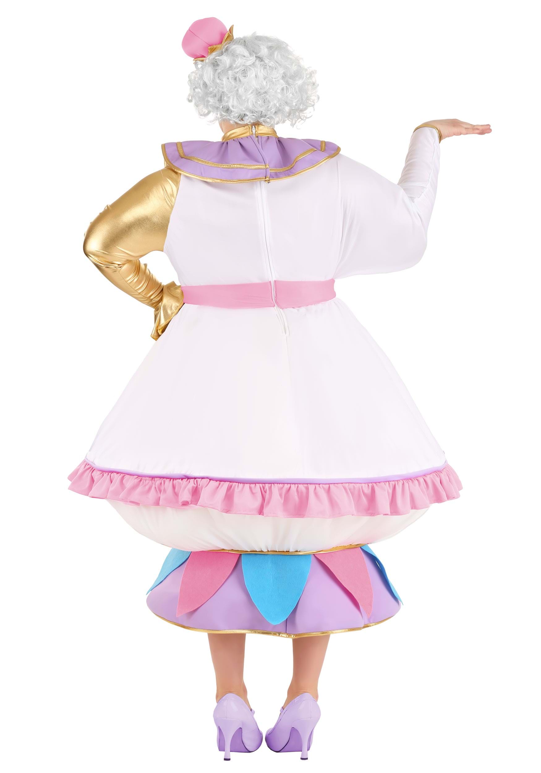 Beauty And The Beast Mrs. Potts Plus Size Costume For Women