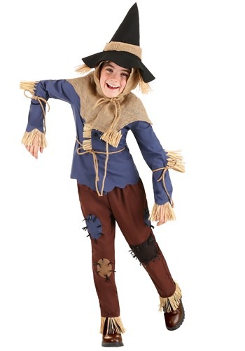 Kid's Patchwork Scarecrow Costume