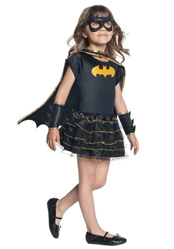 Toddler Girls Batgirl Dressup Caped Costume Dress