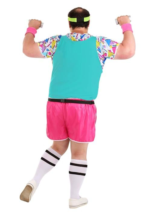 Plus Size Men's Work It Out 80s Costume