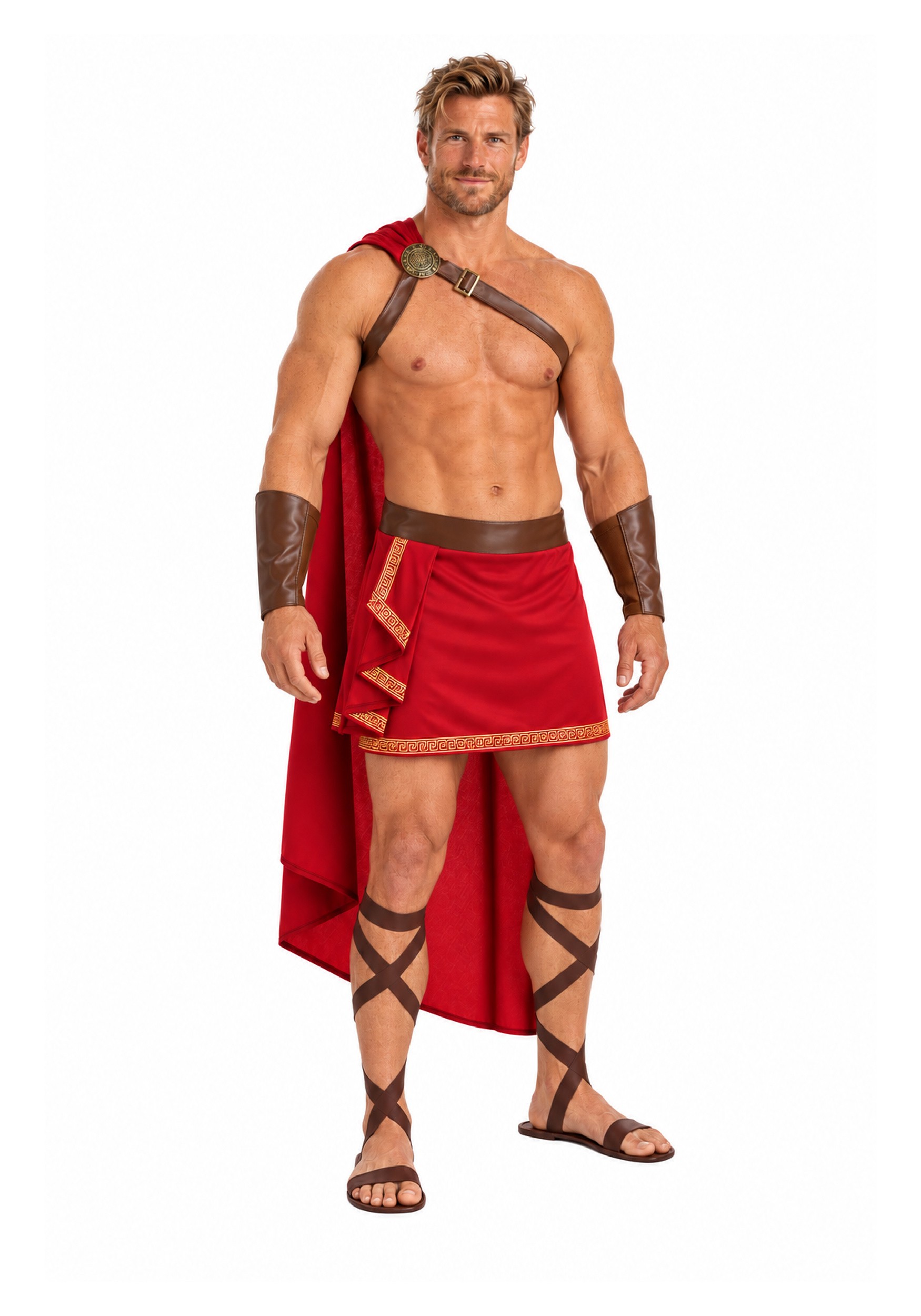 Men's Rugged Spartan Costume