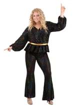 Women's Plus Size Disco Queen Costume Alt 4