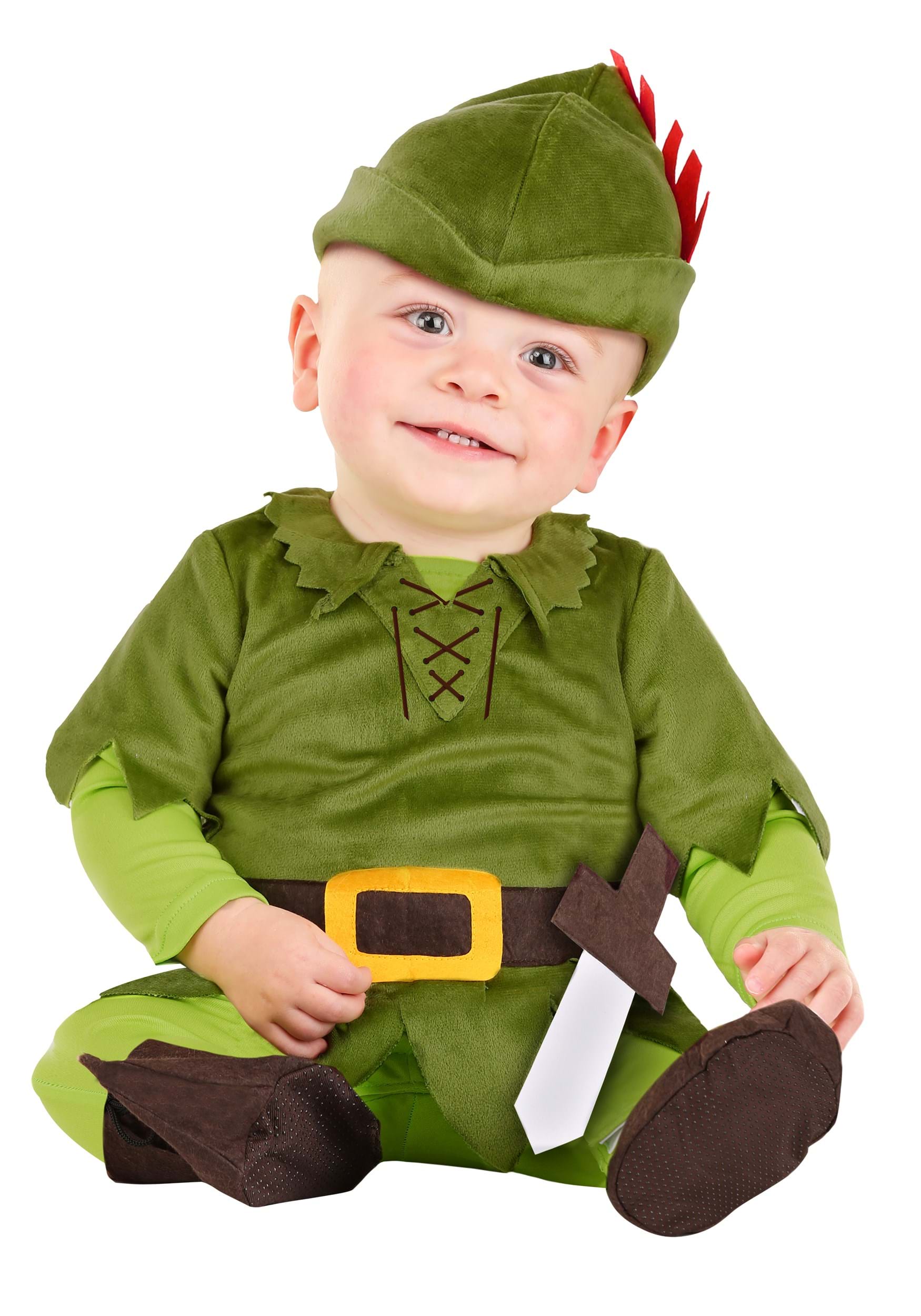 Photos - Fancy Dress FUN Costumes Peter Pan Infant Costume Green/Brown