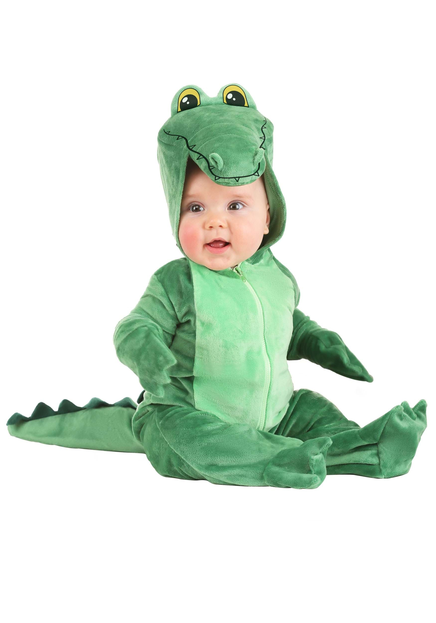 Photos - Fancy Dress Alligator FUN Costumes Adorable  Infant's Costume | Exclusive Costumes Green 