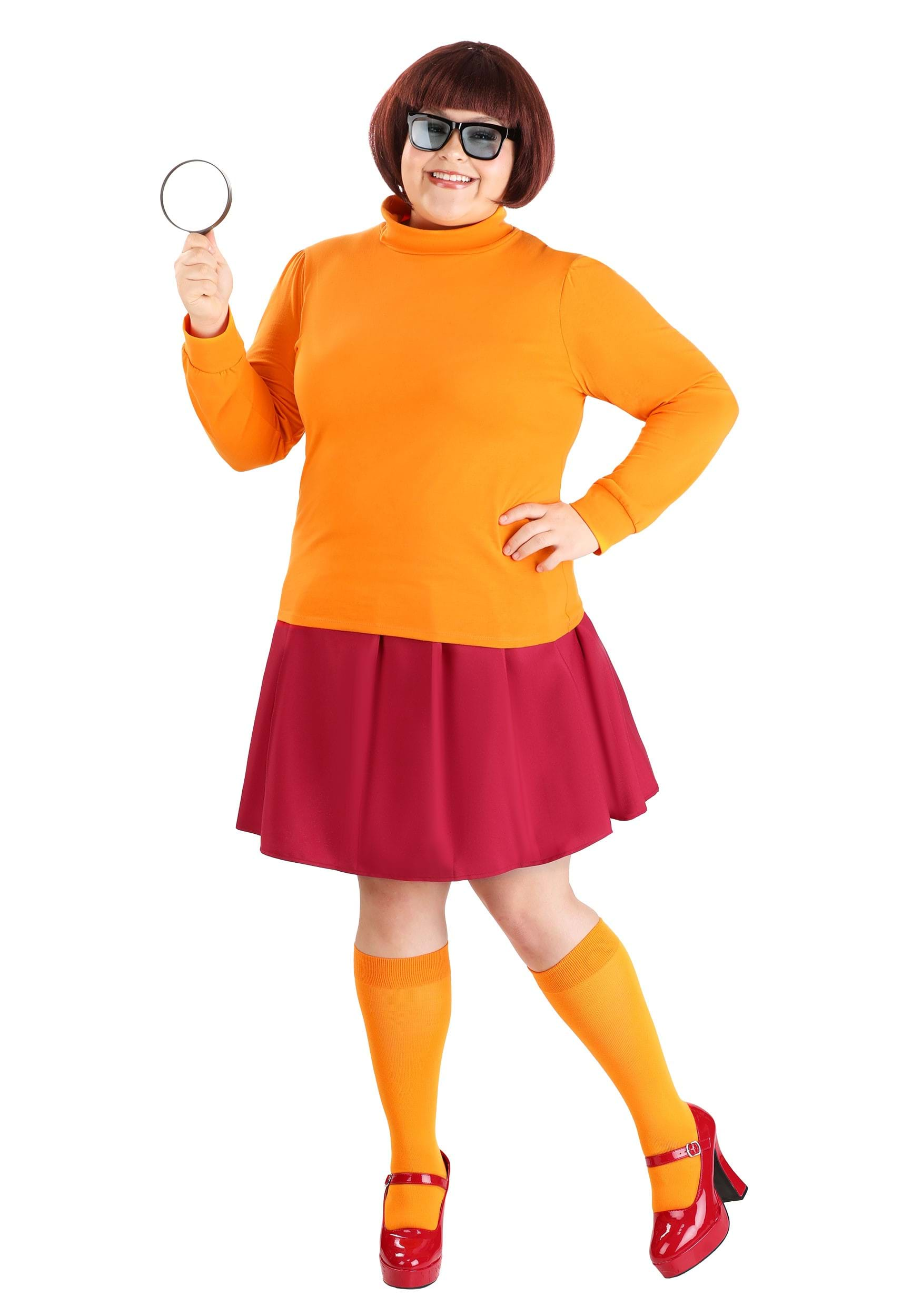 Women's Plus Size Classic Scooby Doo Velma Costume