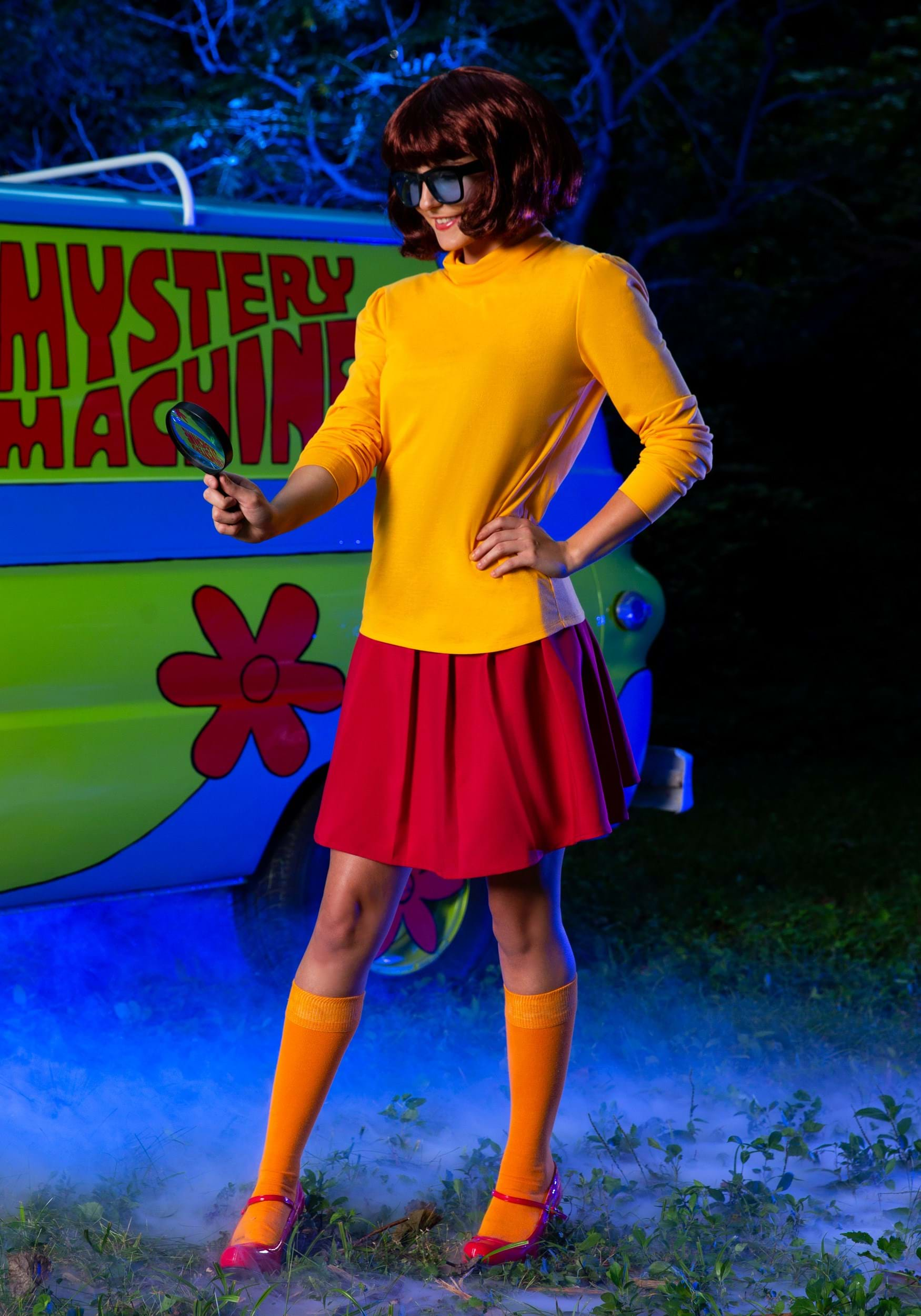 Velma Dinkley Cosplay Costume Uniforme Abiti Halloween Costumi di