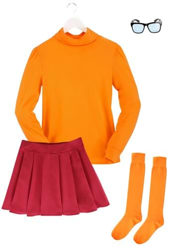 Women's Plus Size Retro Scooby Doo Velma Costume