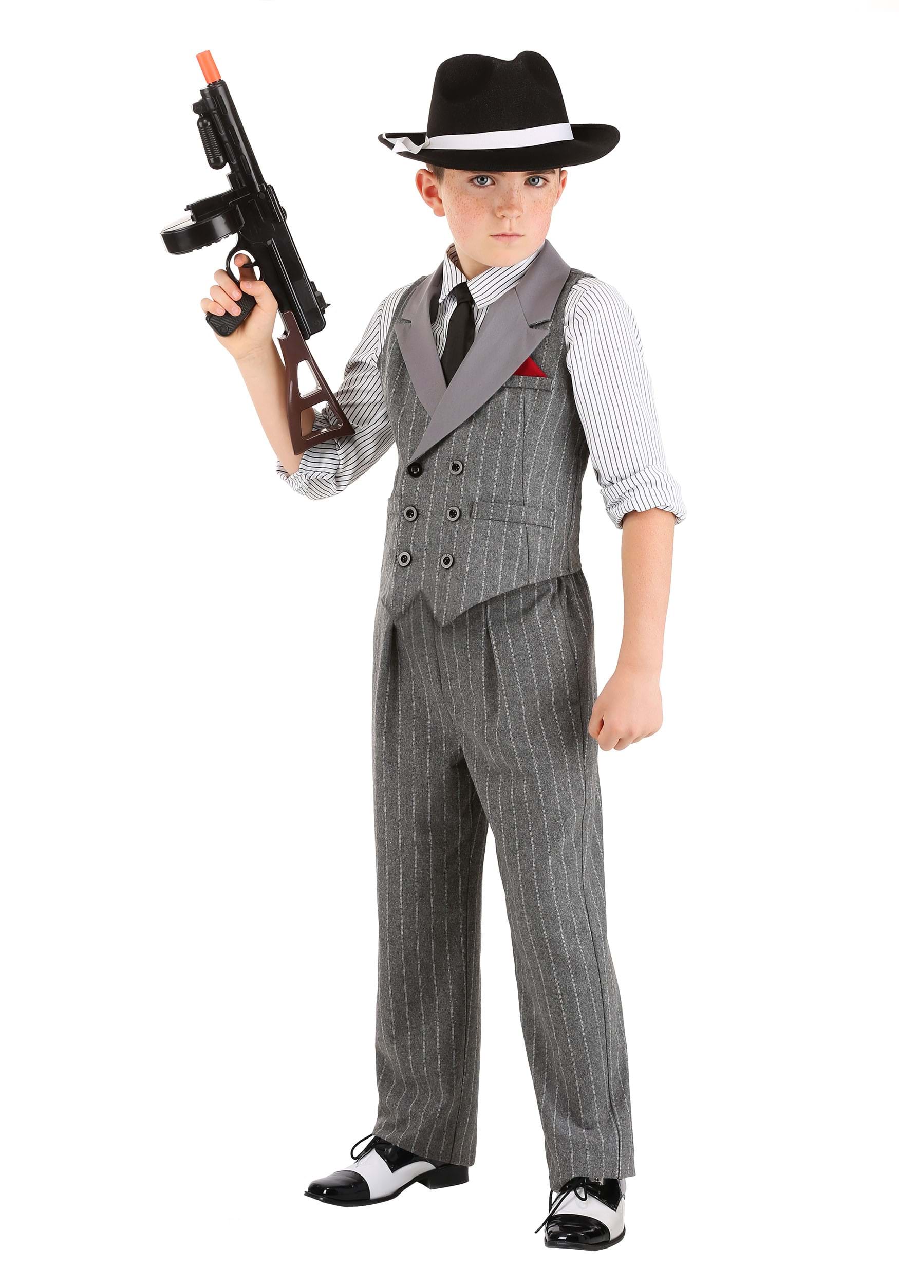 Child Ruthless Gangster Costume | Exclusive Costumes